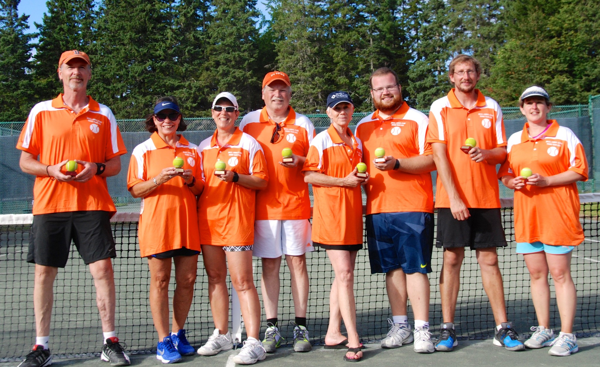 Small Animal Clinic Tennis Tournament Winners