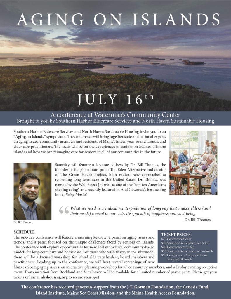 Aging on Islands Conference 2016 Poster