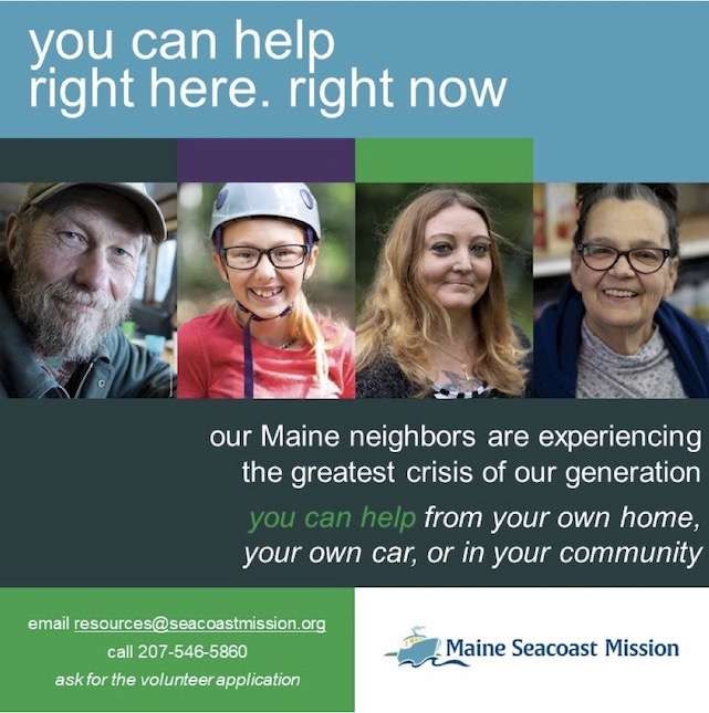 Maine Seacoast Mission Volunteer Recruitment Message