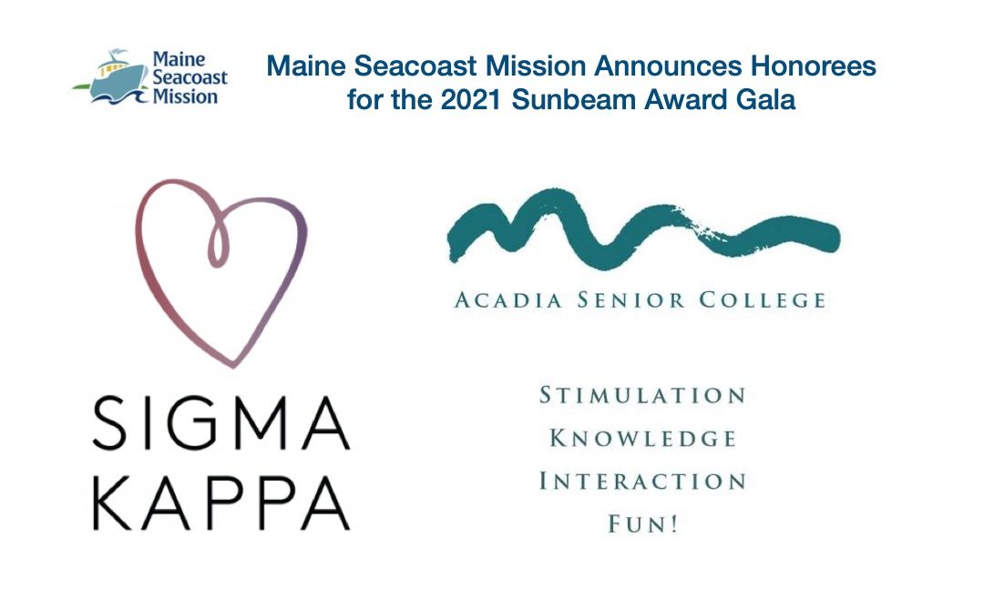Maine Seacoast Mission Announces Honorees for the 2021 Sunbeam Award Gala 