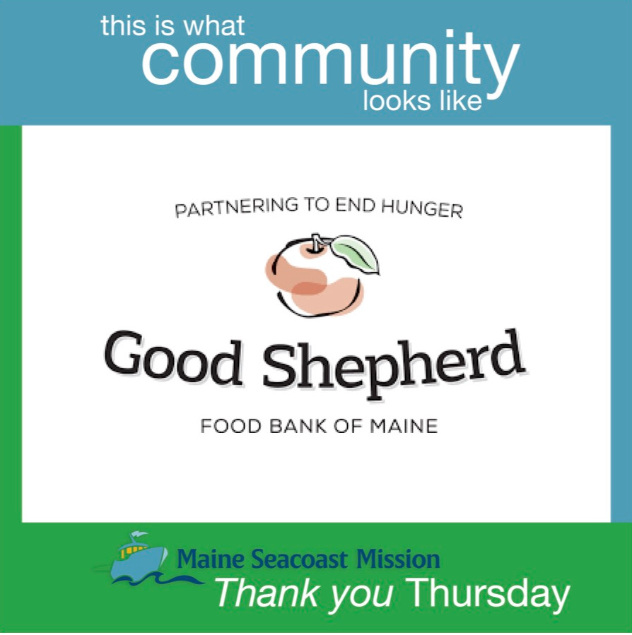 Thank You Thursday For Good Shepherd Food Bank - Maine Seacoast Mission