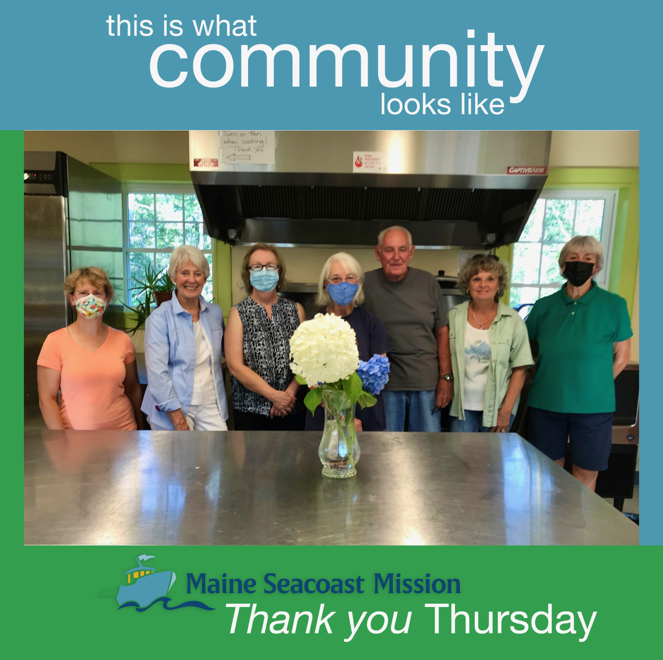 Thank you Thursday for Pleasant River Garden Club Maine Seacoast Mission