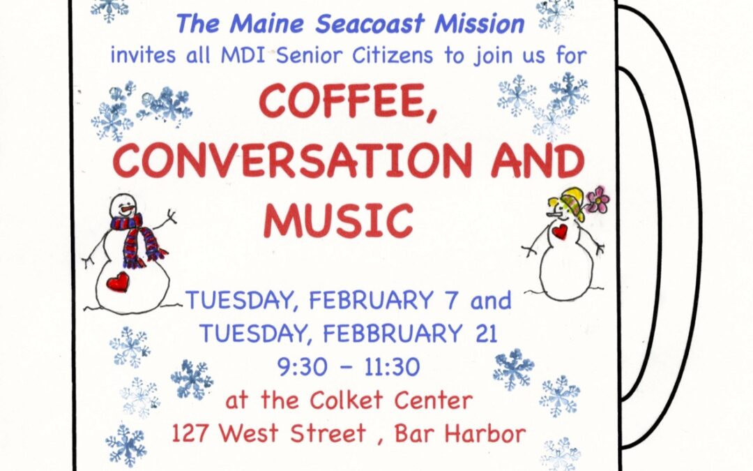 Coffee, Conversation, Music: Tuesday, Feb. 7th and 21st