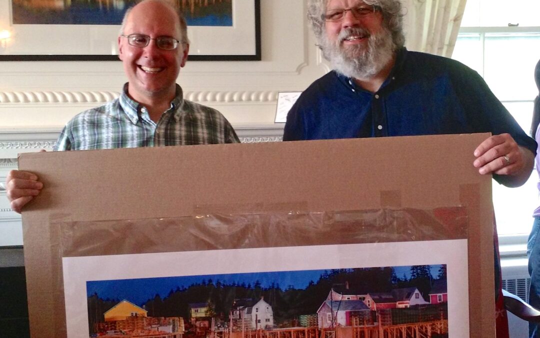Howie Motenko Thanks Rob Benson for Help with ‘Painting Islands’ Project