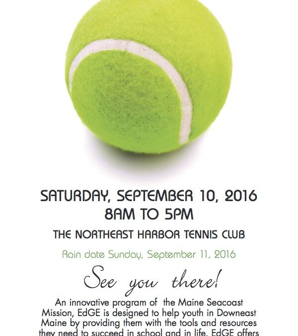 Mission’s 12th Annual Open Tennis Tournament to Benefit the EdGE Program
