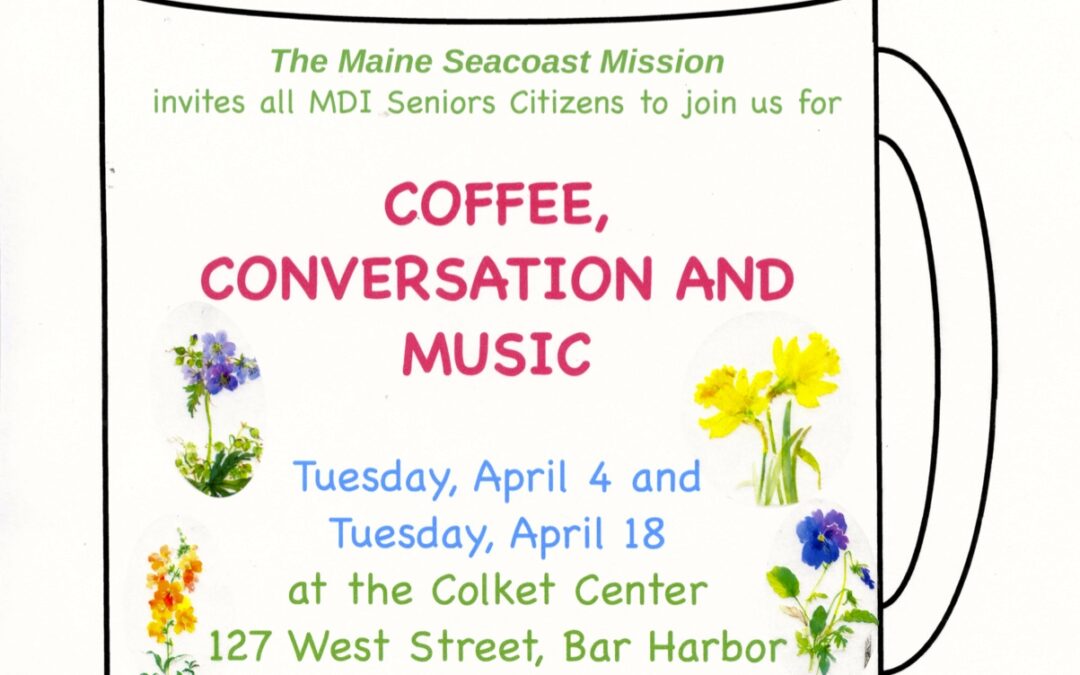 MDI Seniors: Coffee, Chat, Music: Tuesday, April 4th and 18th