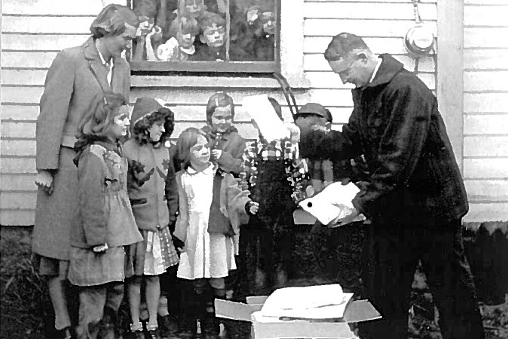 Neal Bousfield: Delivering Mission Christmas Presents 1940