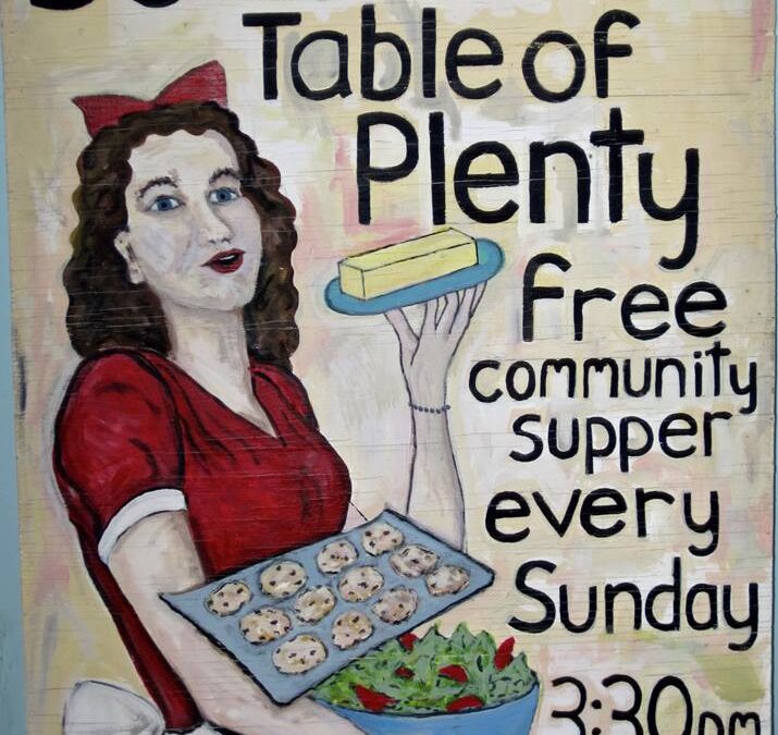 Downeast Table of Plenty (DETOP): Free Community Supper, Sun., April 1